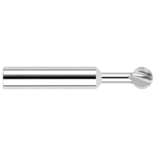 Undercutting End Mill - 300, 0.3750" (3/8), Number of Flutes: 4